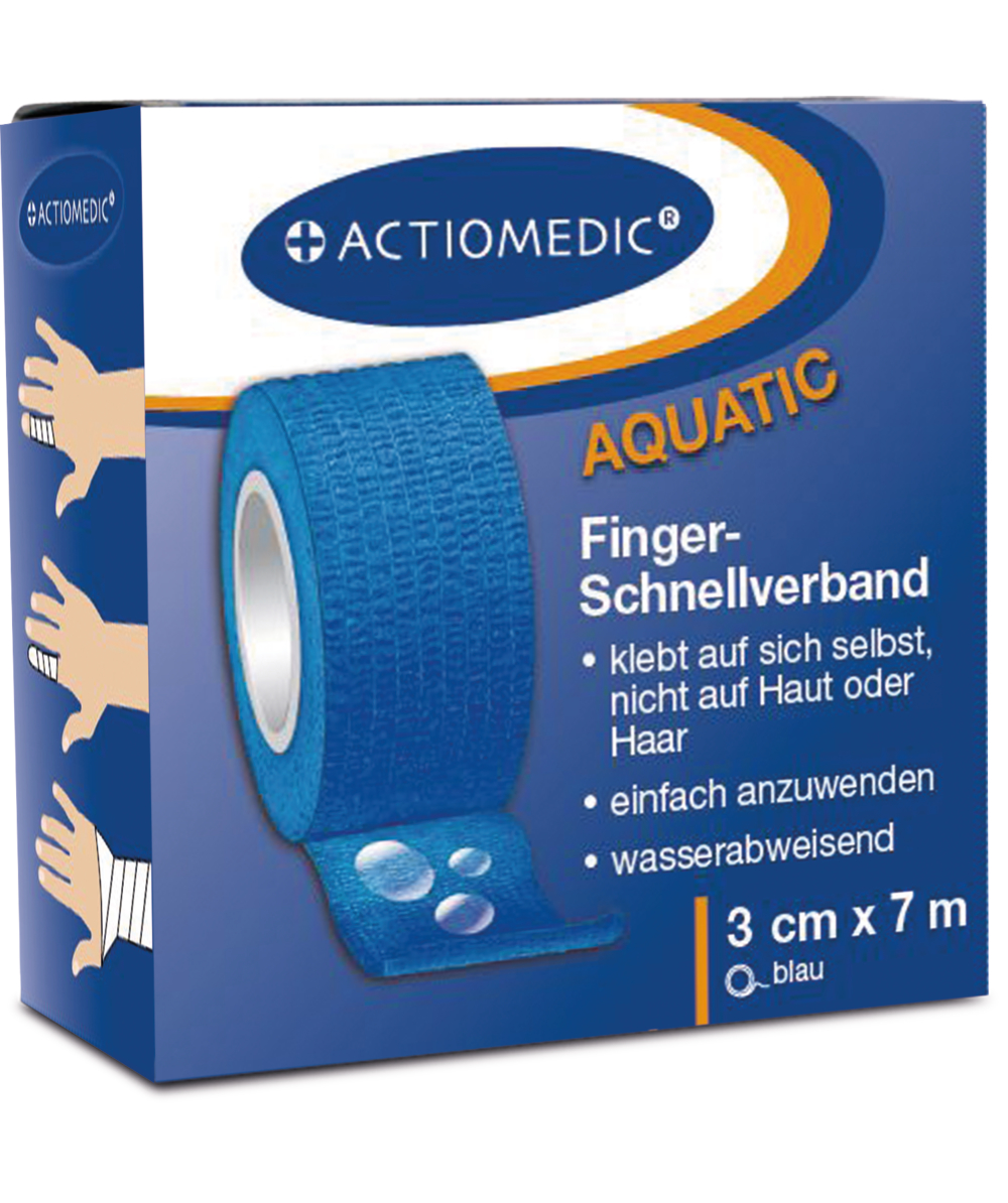 Bandage cohsif forestier Aquatic, disponible en couleur chair ou en bleu, XX73527