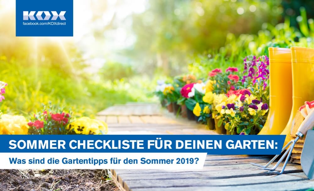 Sommer Checkliste fr deinen Garten: Was sind die Gartentipps fr den Sommer 2019?
