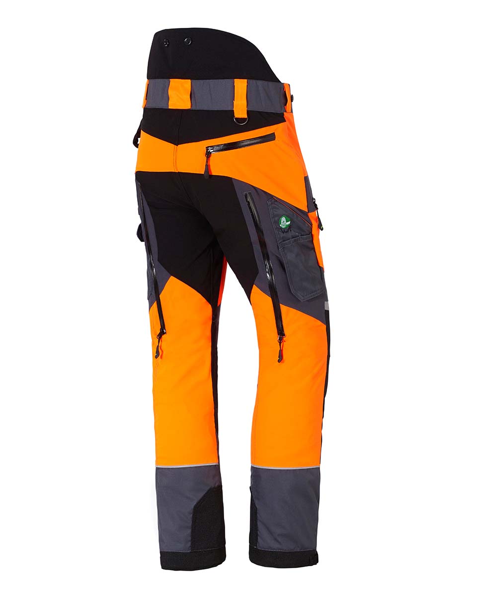Schnittschutz Hose Grün/Orange KOX Schnittschutzhose Mistral 3.0