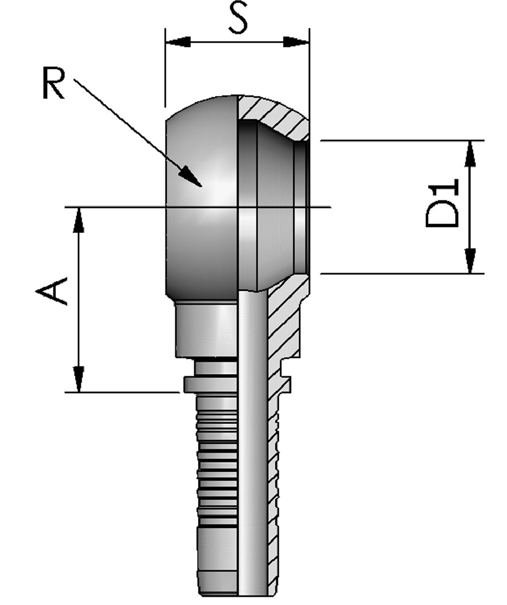 FB Hydraulic Ringnippel BSP, RNR - BSP Banjo-Ringnippel, XXST4061-0000