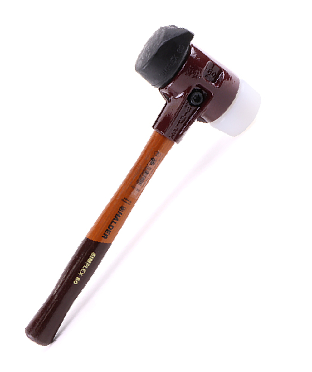Halder Simplex Schonhammer mit Standfuß, Kopf-Durchmesser: 60 mm, XX97169