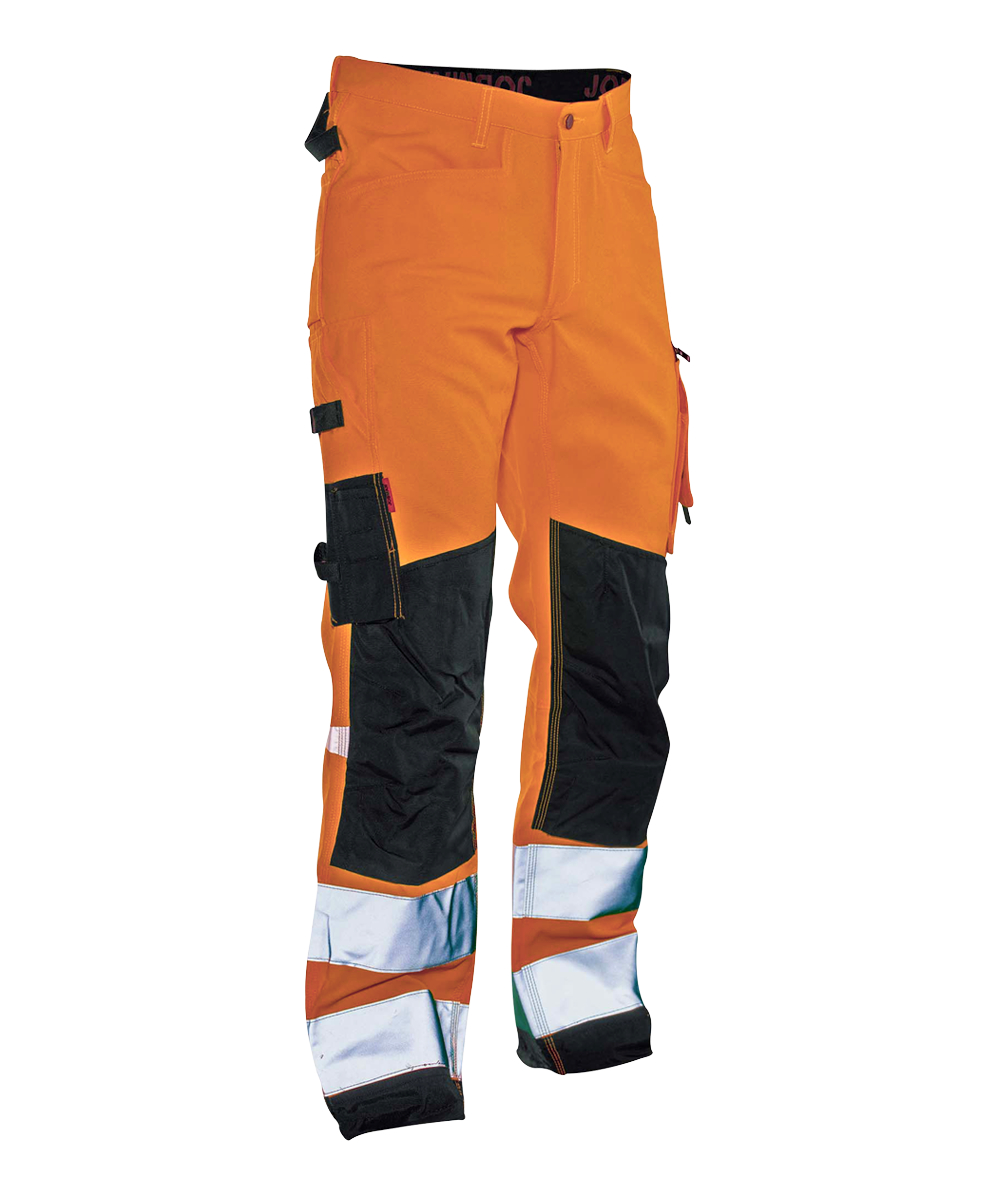 Jobman Arbeitshose HiVis 2221 Star Orange/Schwarz, Orange/Schwarz, XXJB2221O