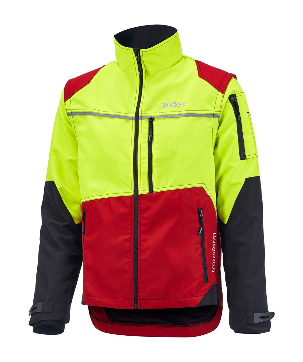 KOX Forstjacke Transform Rot/Gelb, XX71431