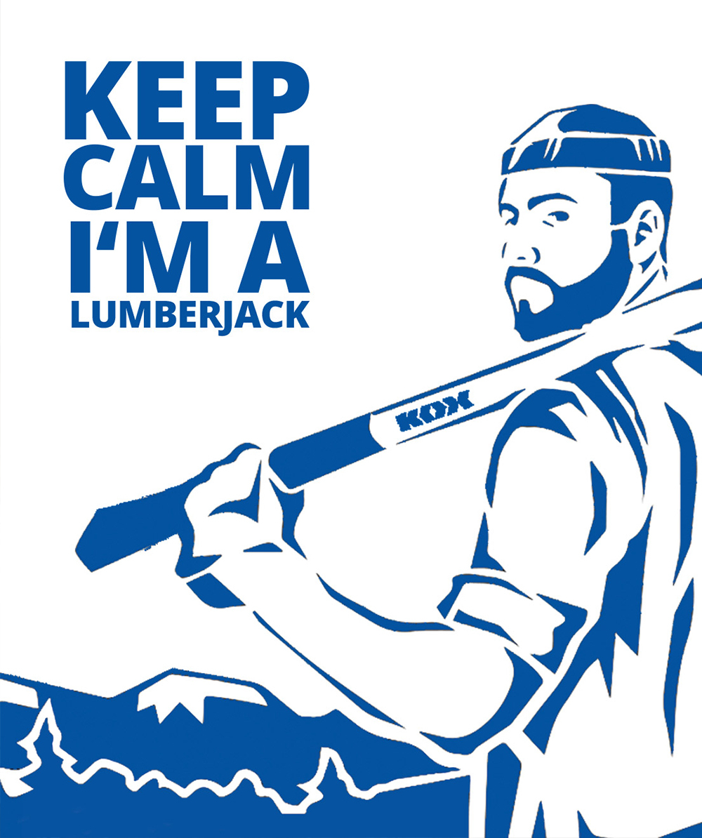 KOX Geschenk-Gutschein, Keep calm I'm a lumberjack, XXDEGV-1