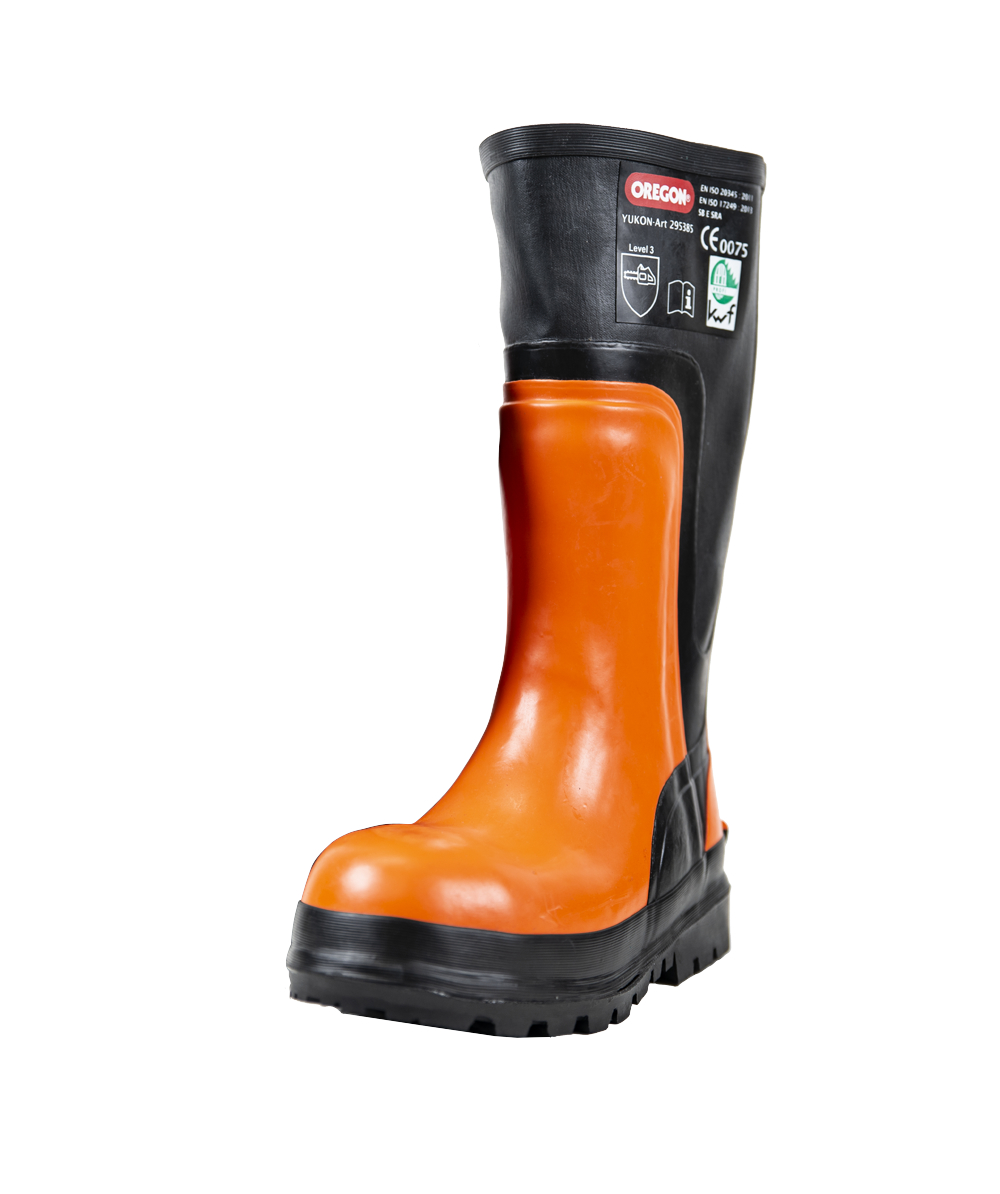 Oregon Schnittschutz Gummistiefel Yukon orange/schwarz, 295385
