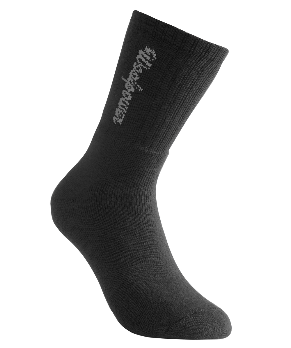 Woolpower Socks Classic Logo 400 / Merino Socken black, XXWP8424S