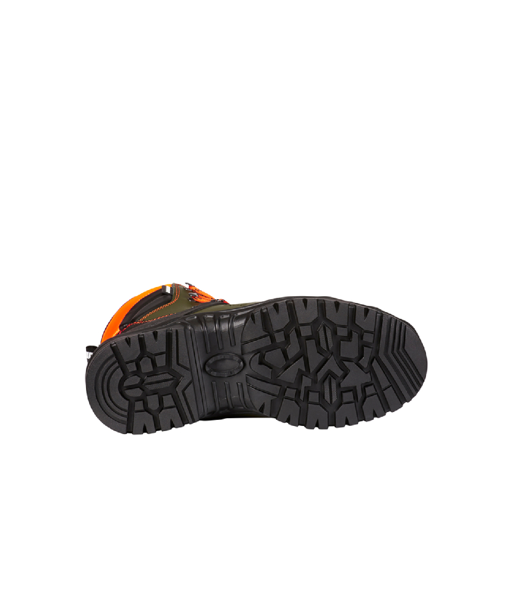 KOX TRE Schnittschutzstiefel Olivgrün - Profi Forstschuhe Klasse 3 Mit Vibram Sohle