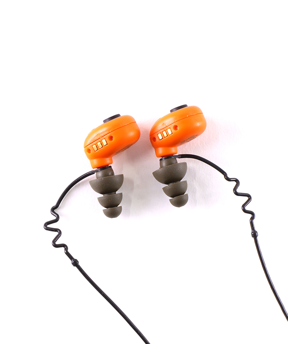 Gehörschutzstöpsel mit Band in Orange inkl. Transportbox - Simigu Outdoor  Equipment
