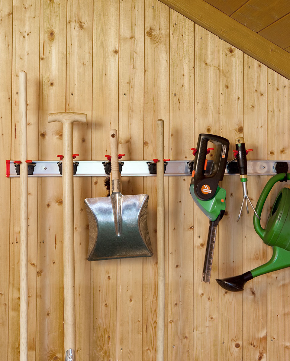 Bruns Gerätehalter KOX Partner in Forst und Garten