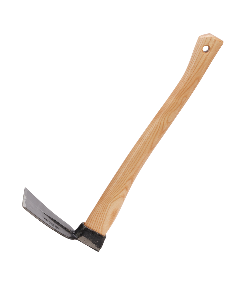 IDEAL Harzer Kronenhacke 135 Cm - Geschmiedete Gartenhacke Mit Eschenstiel