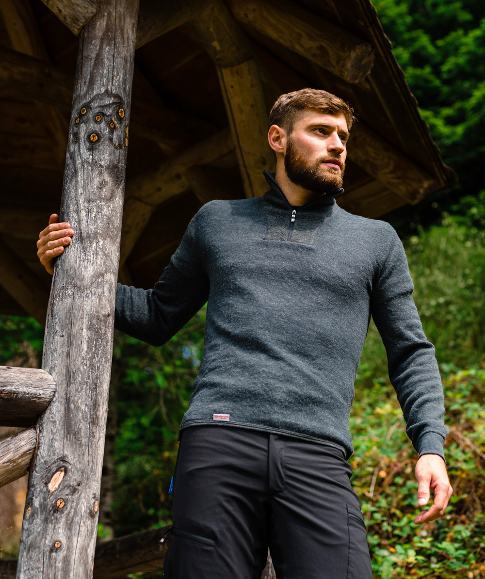 Zipper turtleneck shirt discount