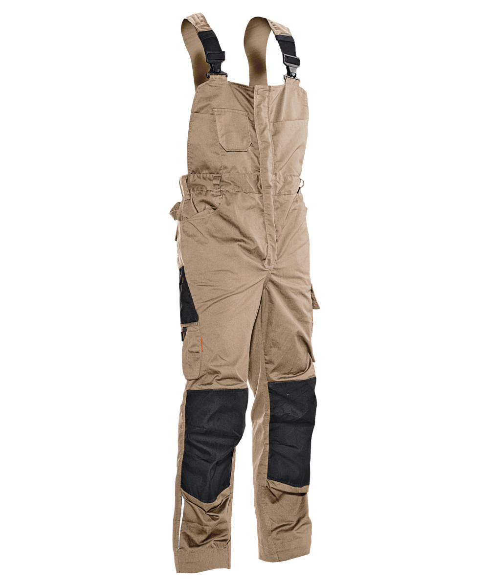 Jobman Latzhose 3730 Khaki/Schwarz, Khaki/Schwarz, XXJB3730K