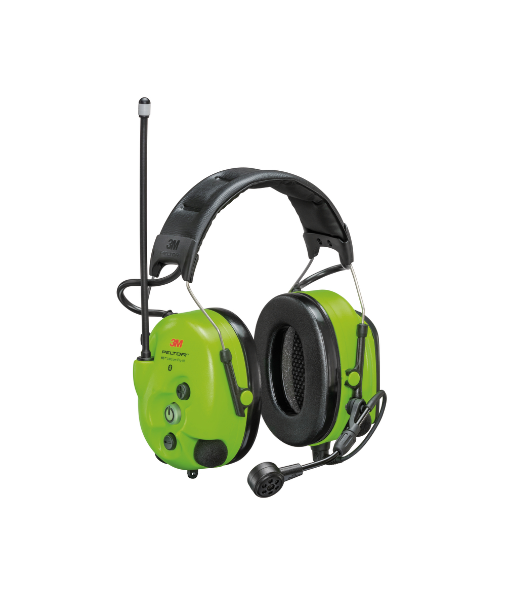 3M Peltor WS LiteCom Pro III GB Headset / Gehrschutz mit Headset Neongrn, mit Kopfband, Neongrn, SNR32 dB(A), XX74626