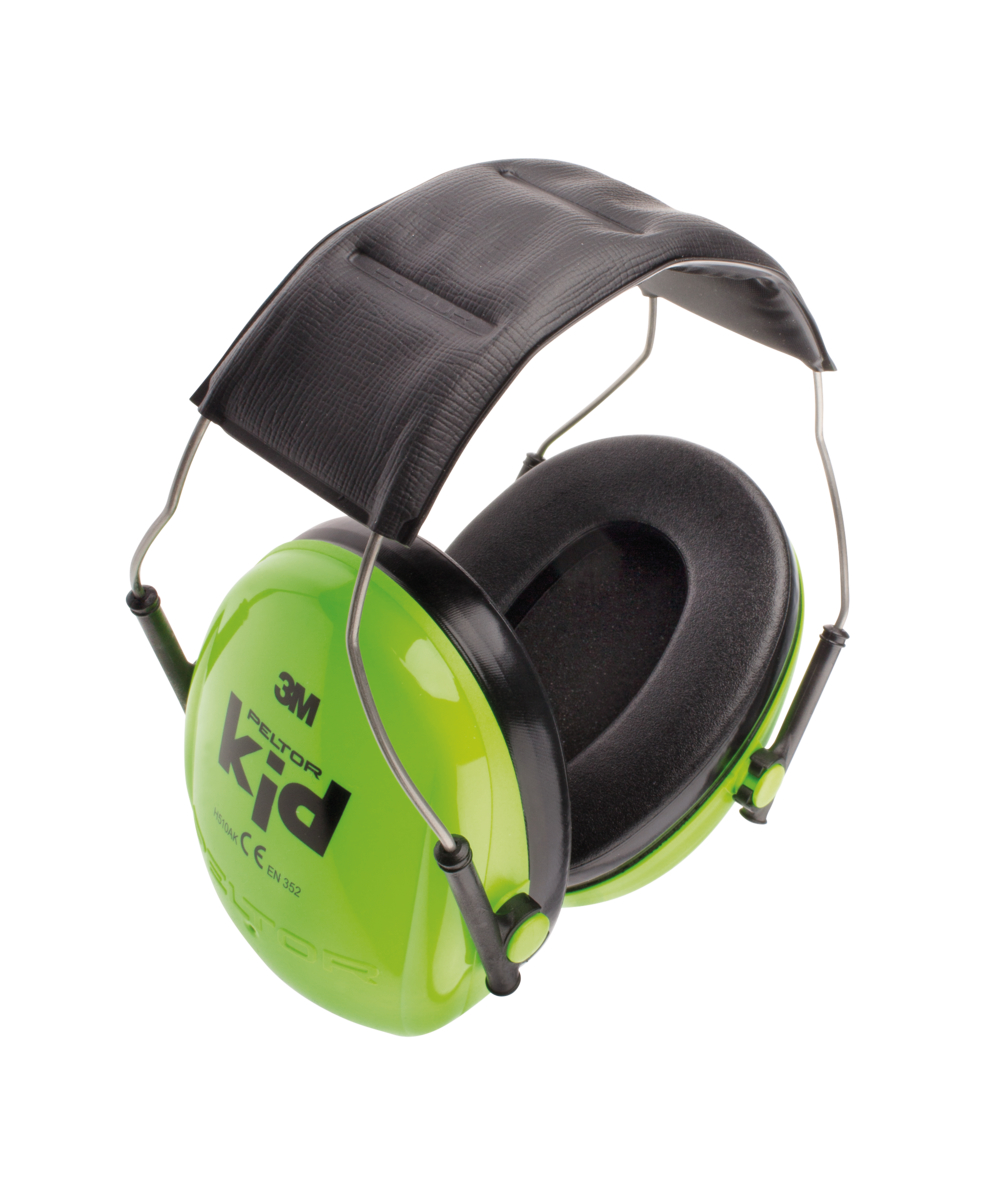 3M Kapselgehörschutz mit Kopfband Peltor Kid Neongrün, Neongrün, XX74216