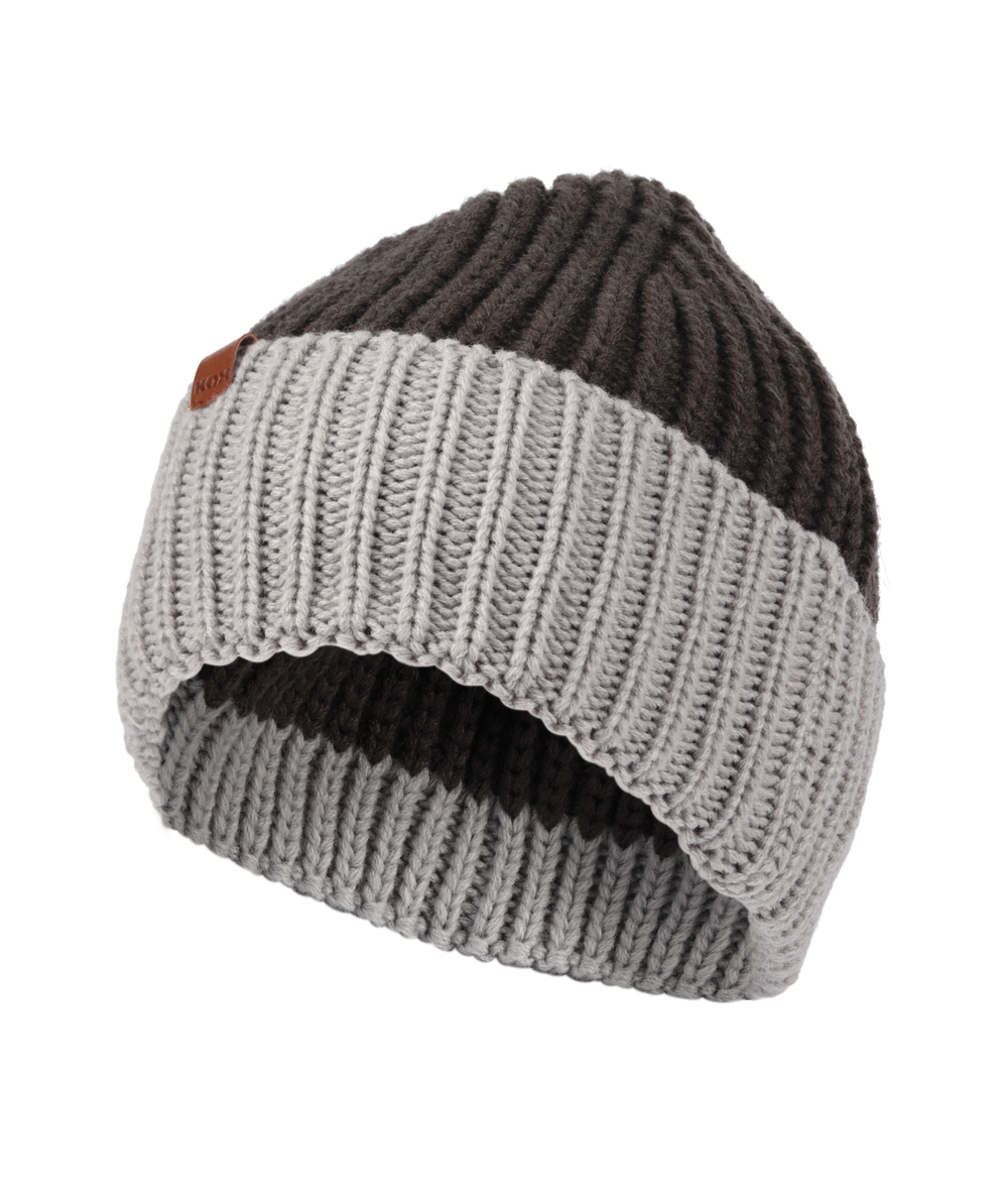 KOX Knit Cap Strickmtze Anthrazit/Hellgrau, Anthrazit/Hellgrau, XX72519