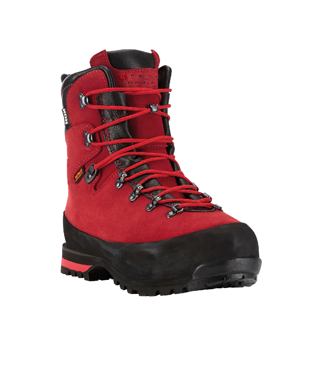 KOX Schnittschutzstiefel / Schnittschutzschuhe TRE Rot, Schnittschutzklasse 3 (28 m/s), XX73125