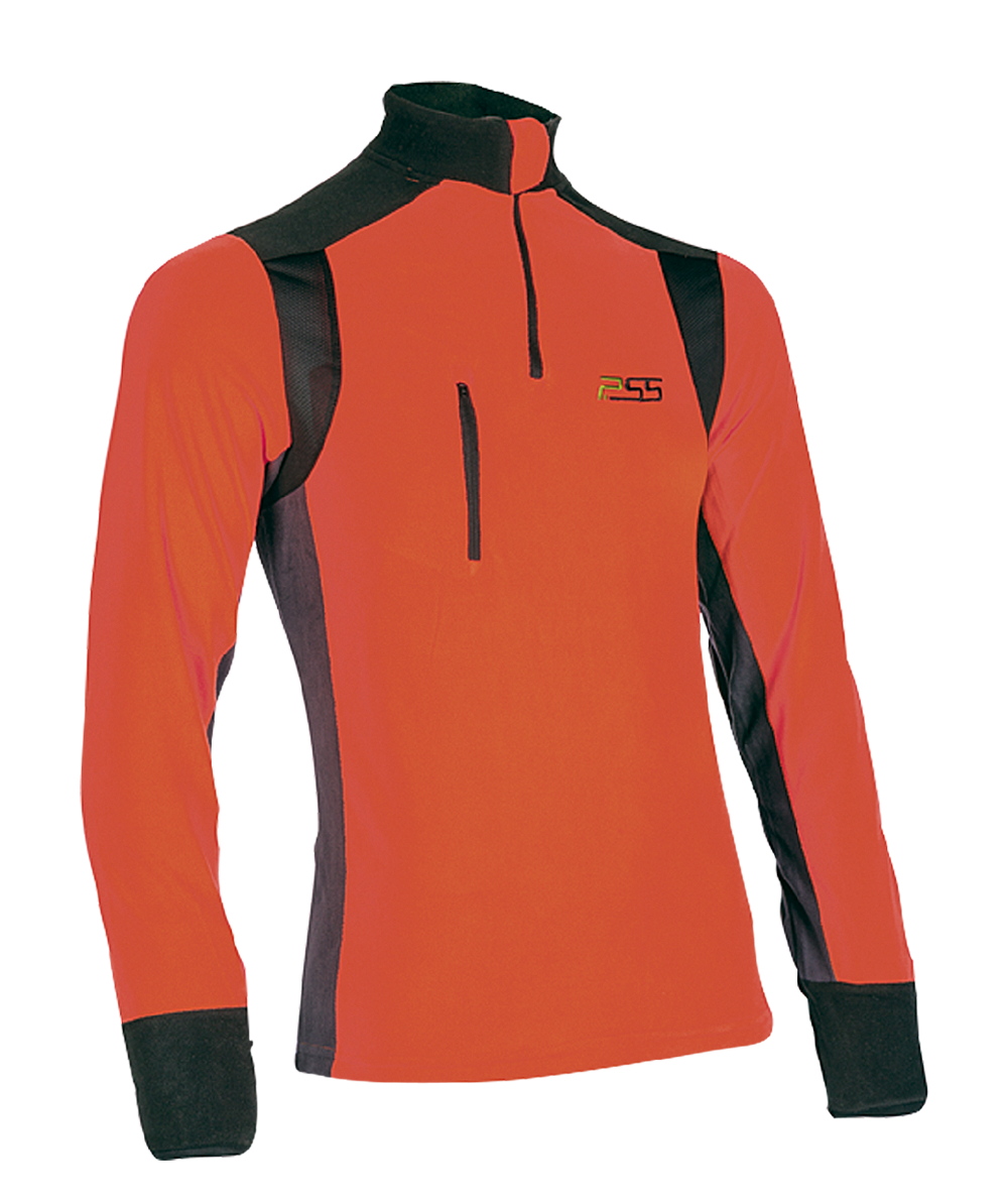 PSS Fleeceshirt X-treme Polar Orange/Grau, Orange/Grau, XX76114