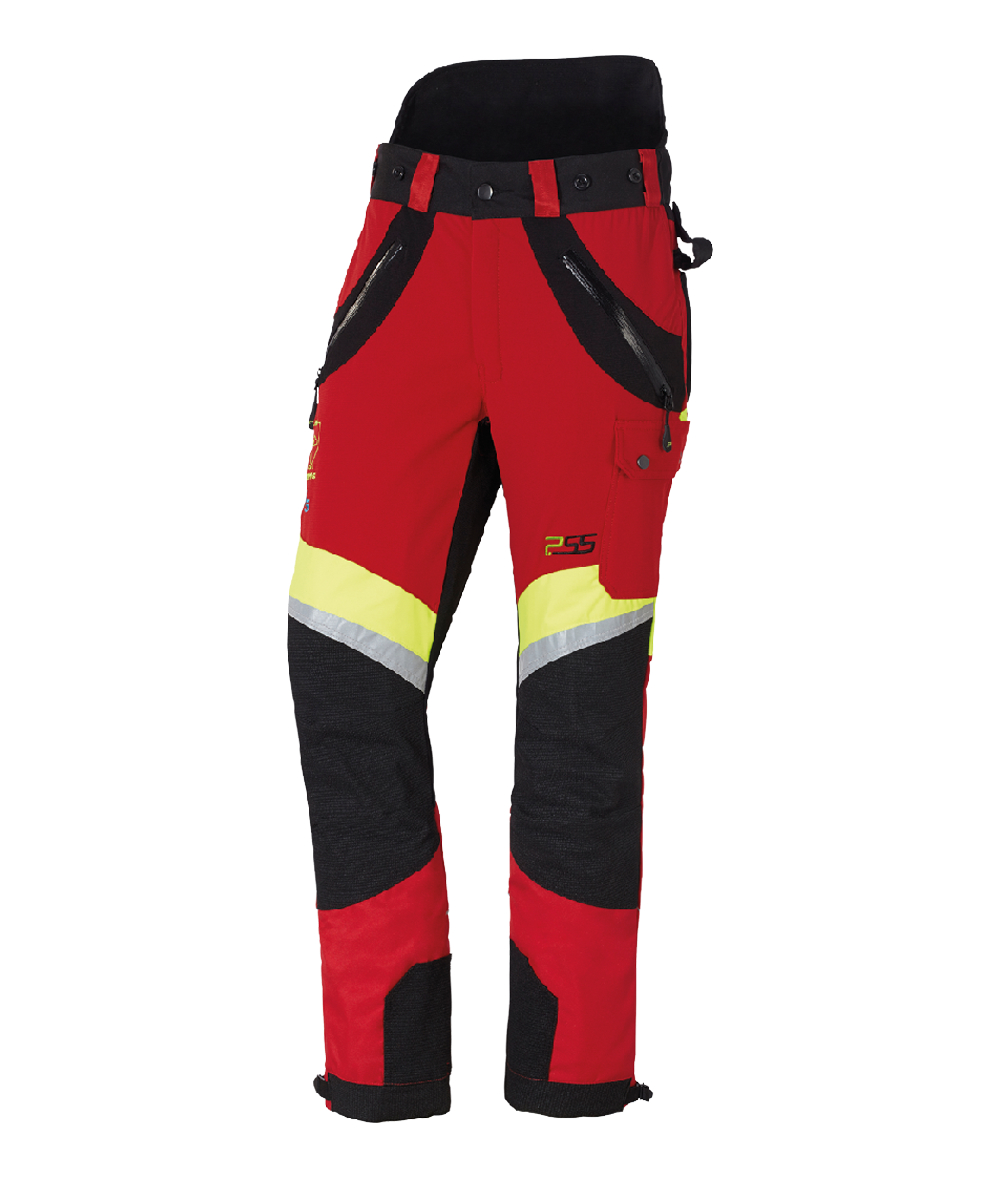 PSS Schnittschutzhose X-treme Air Rot/Gelb, Rot/Gelb, XX71209