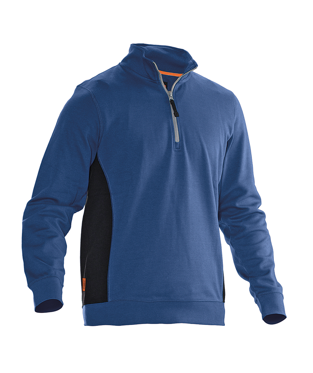 Jobman Sweatshirt 5401 Blau/Schwarz, Blau/Schwarz, XXJB5401B