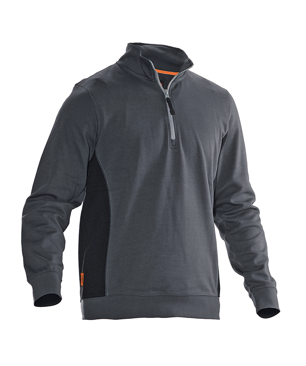 Jobman Sweatshirt 5401 Grau/Schwarz, Grau/Schwarz, XXJB5401G