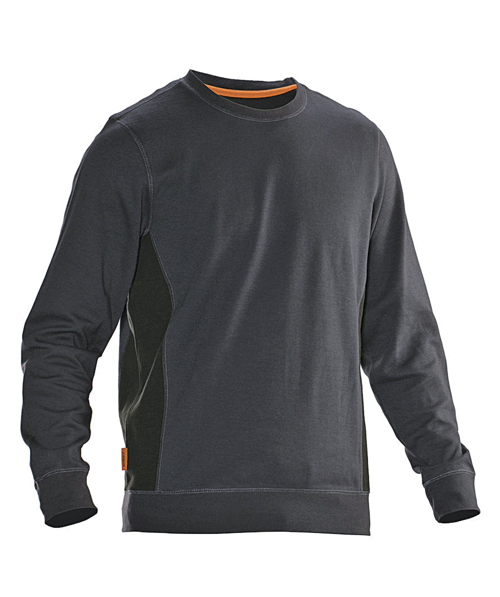 Jobman Sweatshirt 5402 Grau/Schwarz, Grau/Schwarz, XXJB5402G