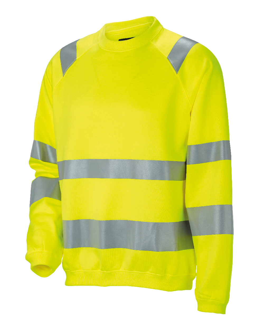 Jobman Sweatshirt HiVis 1150 Gelb, Gelb, XXJB1150G